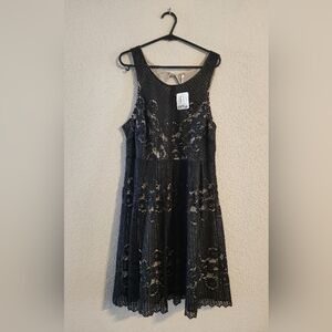 Free People NWT Women’s Rocco Open Back Lace dress size 8